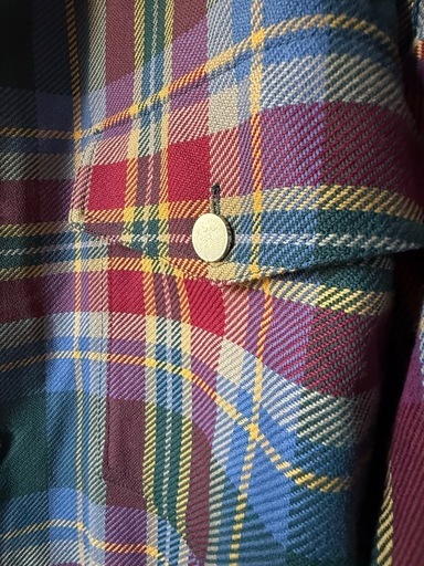 TOMORROW LAND】チェック柄 ネルシャツ シャツジャケット