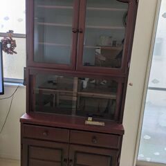 昭和レトロ】昭和40年代の食器棚（水屋）♪】 (koko) たつのの収納家具《食器棚、キッチン収納》の中古あげます・譲ります｜ジモティーで不用品の処分