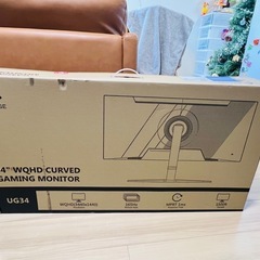 【超美品・箱付き】Z Z-Edge 湾曲ゲーミングモニター 165Hz ウルトラワイドモニター 34インチ ディスプレイ 曲面 LED UG34 の画像