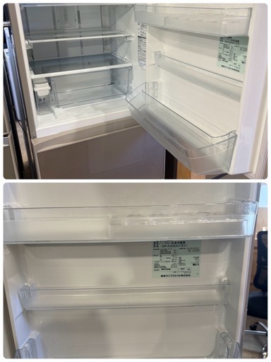東芝　TOSHIBA　2017年製　3ドア大型冷蔵庫　330L　GR-K33SXV(EC) 【札幌　清田区　店頭引取可】