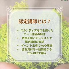 スカンディアモスアートⓇ認定講座レッスンの画像