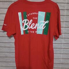 STARBUCKS COFFEE　Ｔシャツ　М　古着　クリスマスの画像