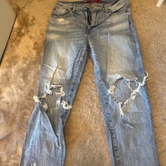 RODEO CROWNS ダメージデニム 約93cmの画像