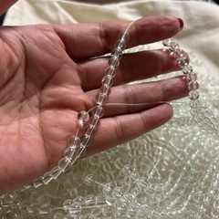 手芸/ハンドメイド透明？白
ビーズの画像