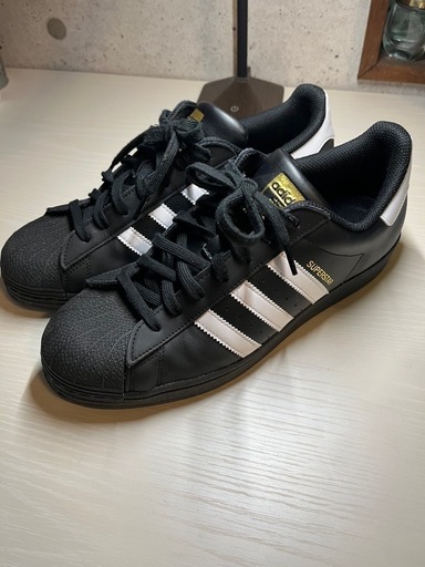adidas SUPERSTAR ブラック28cm