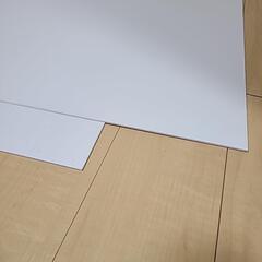 【決定】アルミ複合板      91 × 77cm  厚さ3㎜   2枚   キッチンパネル  DIYの画像