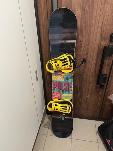 スノーボードとシューズ