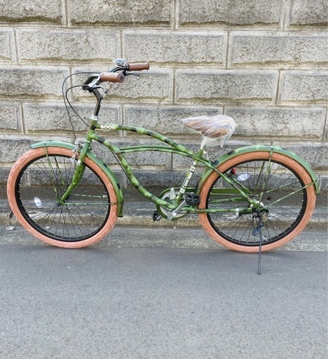 【新車】ビーチクルーザー BOON 迷彩 26インチ