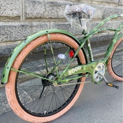 【新車】ビーチクルーザー BOON 迷彩 26インチの画像