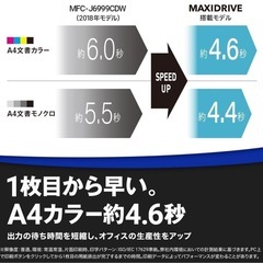 ブラザー プリンター A3インクジェット複合機 MFC-J7100CDW (FAX/ADF/30万ページ耐久/自動両面)の画像