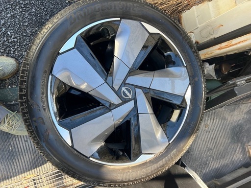 日産☆オーラ☆純正ホイール☆4本セット☆夏タイヤ22年製