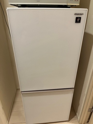 冷蔵庫　シャープ　SHARP 2ドア137L 2019年製