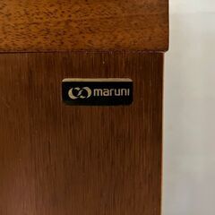 『maruni』マルニ 地中海シリーズ ガラスキャビネット キャビネット 飾棚 飾り棚 ライト付き RWcab2の画像