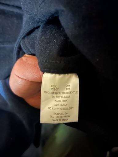 日本製　桃太郎ジーンズ　BLUED GARMENTS　コート