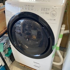 お薦め品‼️シャープ ドラム洗濯乾燥機7/3.5kg ES-S7H-WH 2023年の画像