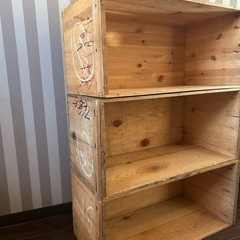 1/30まで　りんご箱　木箱