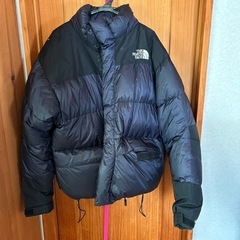 THE NORTH FACE ダウンジャケット　XL（LL）紺✖️黒