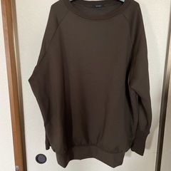 【美品】ジーナシス　ビッグスウェットトレーナーの画像
