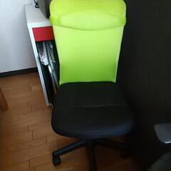 デスクチェア イエロー