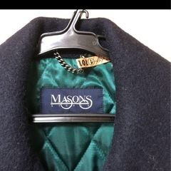【値下げ】　美品 MASONS STUDIOのPコートの画像