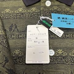 長袖ポロシャツ（新品・未使用）の画像