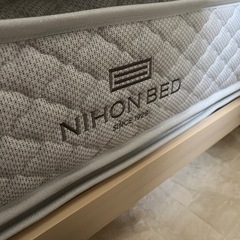 【超美品】日本ベッド　ピロートップシルキー　ダブル　少しなら値引きします！の画像