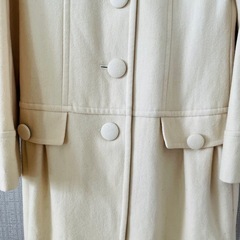 【お買い得】かわいいロングコートMサイズ　INGNI 　クリーム色の画像