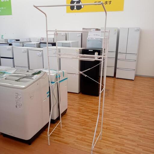 ★ジモティ割あり★ 洗濯ラック　ホワイト　クリーニング済　YJ5052