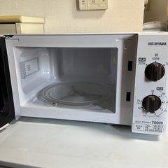 アイリスアオヤマ 電子レンジ ターンテーブル 17L【取引中】　の画像