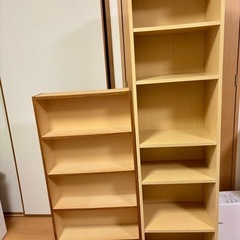 引取者決定本棚カラーボックス2点セット