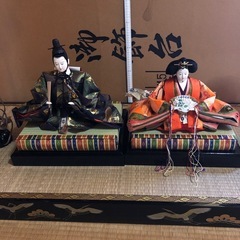 お雛様人形飾りの画像
