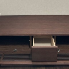 値下げ　10000円　大量収納　ブラウン　木製　テレビボード　の画像