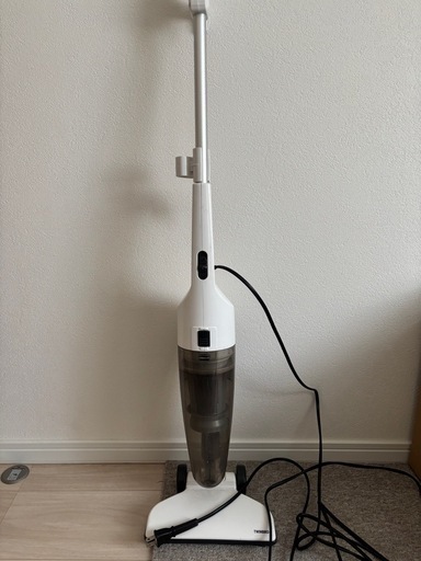 ツインバード 掃除機 コード式 スティック掃除機 ハンディクリーナー サイクロン