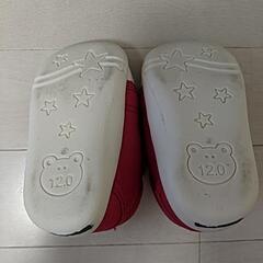 女の子　ベビーシューズ　12cm 記名有りの画像