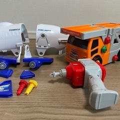 トミカ&プラレールおかたづけシリーズ、くみかえアクションセットの画像
