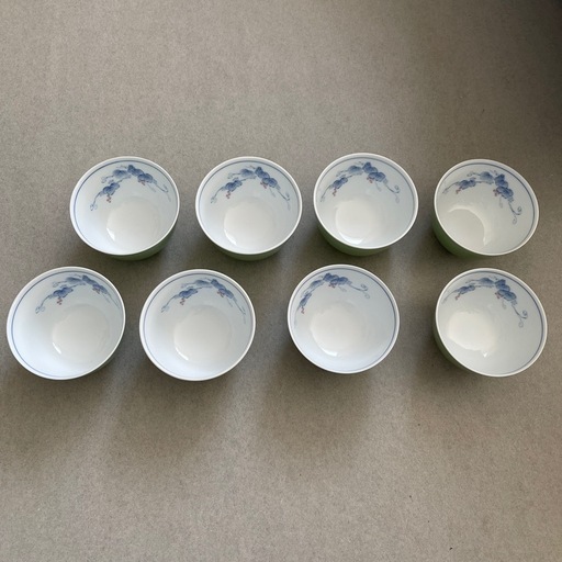 美濃焼(と思われる) 茶碗 8 口