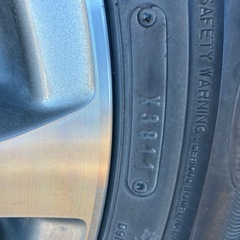 トヨタアリオン純正アルミホイール　195/65r15　スタッドレス付きの画像