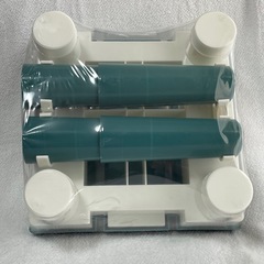 ローチェア 耐荷重200kg 足取り外し可能 踏み台 グリーンの画像
