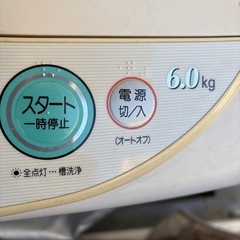 【無料】予約募集。洗濯機6キロの画像