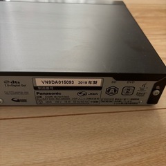 🌟2019年製　Panasonic Blu-ray diskプレーヤー🌟の画像