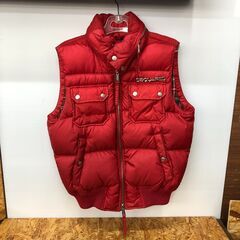 【A327】ダウンベスト  DSQUARED レッド