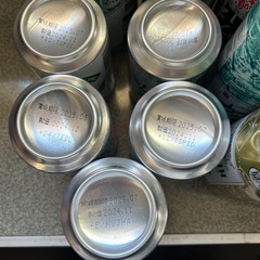 アルコール　ビール他　お得ロング缶ほぼ半分の画像