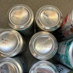 アルコール　ビール他　お得ロング缶ほぼ半分の画像