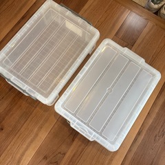 【引取先決定済】衣装ケース２個の画像