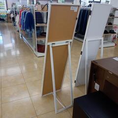 ★ジモティ割あり★  ミラー 白 H150.5×D47.5×W40 クリーニング済み OJ7524の画像