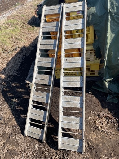 ※都合合う方を優先いたします※アルミブリッジ　約180cm 軽トラで使用