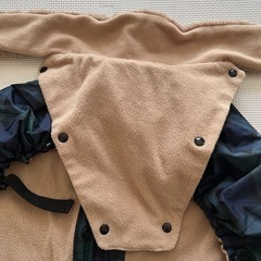 バイケットキッズ　前乗せ　防寒具の画像