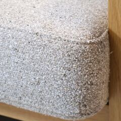 unico(ウニコ)のVISKA(ヴィスカ) カバーリングソファ 3シーター ナチュラルカラーです。北欧スタイルの優しいデザインはナチュラルテイストなお部屋におススメのオシャレなトリプルソファー♪の画像