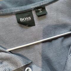 【お取り引き中】HUGO BOSS ブルーポロシャツ 半袖の画像