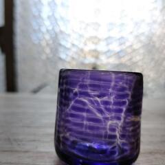 昭和レトロ☆手作りガラス　楊枝入れ　個性的容器の画像